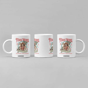 Feral Moms Social Club Coffee Mug Western Cowgirl Mom Mother’s Day TS14 Print Your Wear