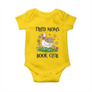 Tired Moms Book Club Baby Onesie Silly Goose Mama Bookish Reader Gift TS14 Daisy Print Your Wear