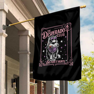 The Desperado Club Sign Sci-Fi Book Garden Flag Vintage Princess Cat Book Lover