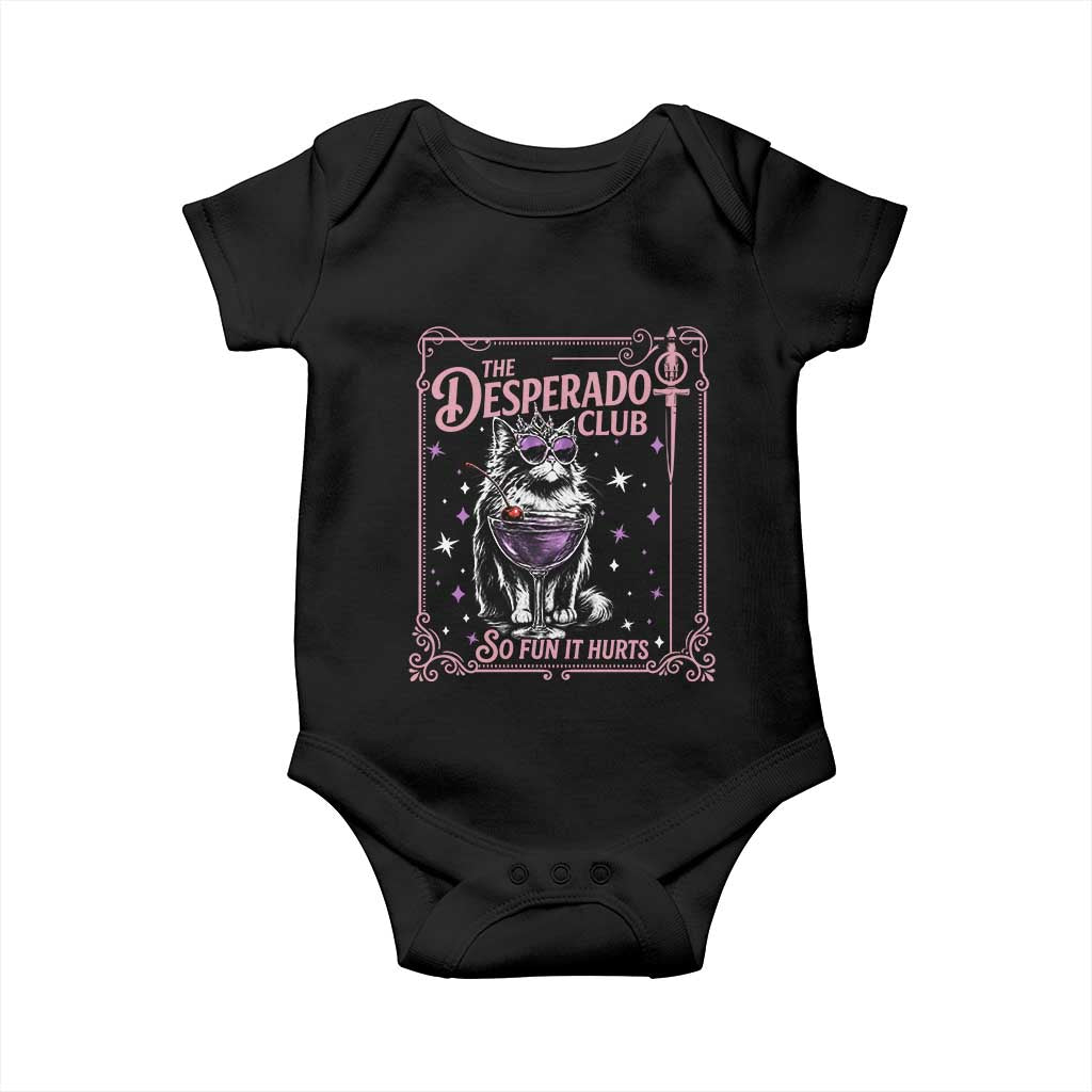 The Desperado Club Sign Sci-Fi Book Baby Onesie Vintage Princess Cat Book Lover TS14 Black Print Your Wear