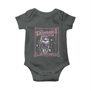 The Desperado Club Sign Sci-Fi Book Baby Onesie Vintage Princess Cat Book Lover