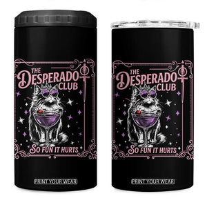 The Desperado Club Sign Sci-Fi Book 4 in 1 Can Cooler Tumbler Vintage Princess Cat Book Lover