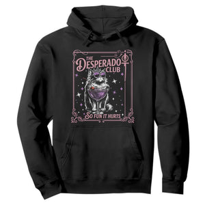 The Desperado Club Sign Sci-Fi Book Hoodie Vintage Princess Cat Book Lover