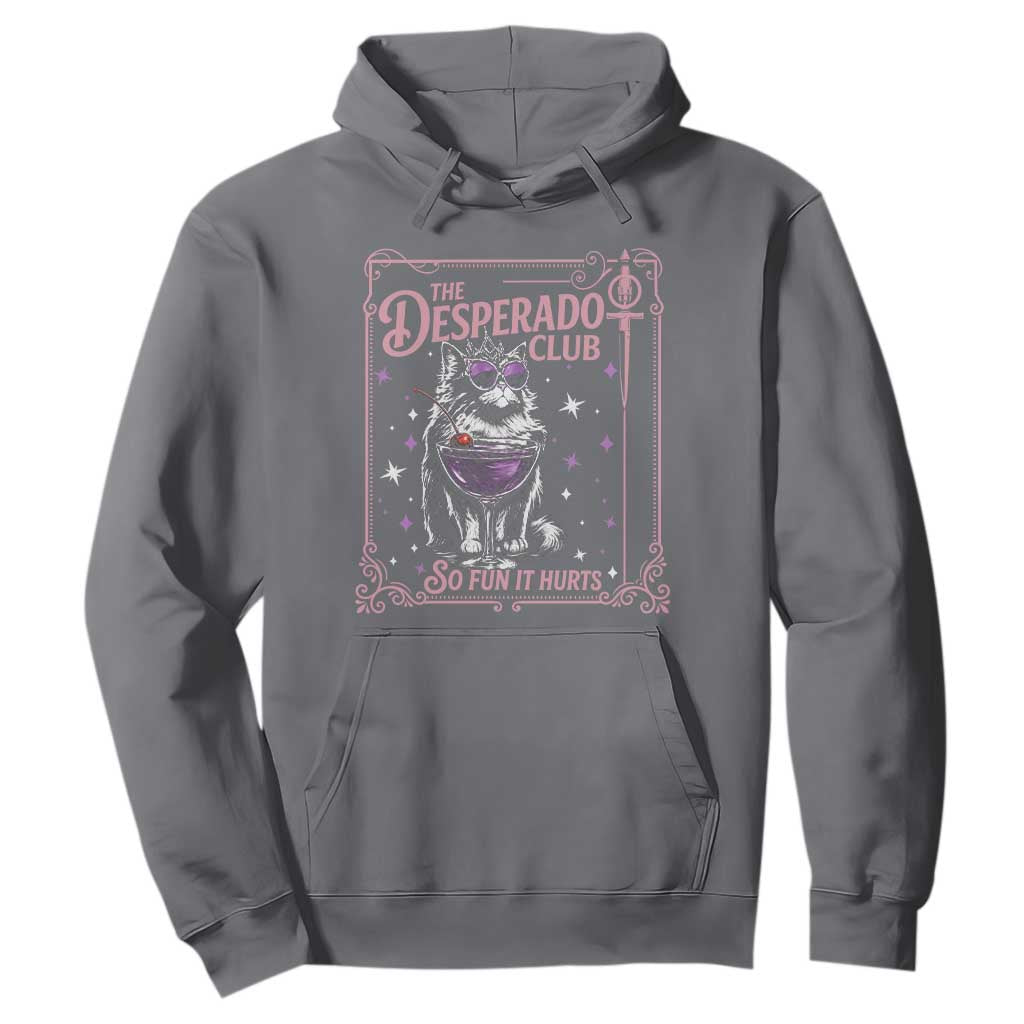 The Desperado Club Sign Sci-Fi Book Hoodie Vintage Princess Cat Book Lover