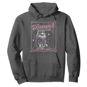 The Desperado Club Sign Sci-Fi Book Hoodie Vintage Princess Cat Book Lover