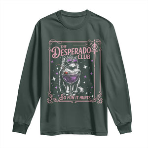 The Desperado Club Sign Sci-Fi Book Long Sleeve Shirt Vintage Princess Cat Book Lover
