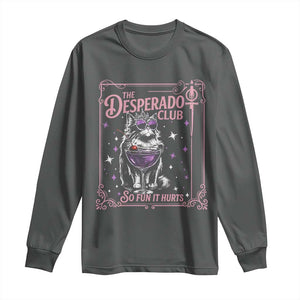 The Desperado Club Sign Sci-Fi Book Long Sleeve Shirt Vintage Princess Cat Book Lover