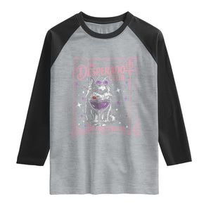 The Desperado Club Sign Sci-Fi Book Raglan Shirt Vintage Princess Cat Book Lover