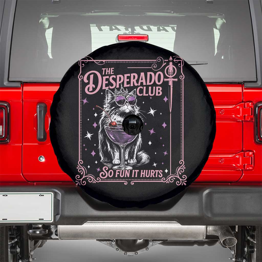 The Desperado Club Sign Sci-Fi Book Spare Tire Cover Vintage Princess Cat Book Lover