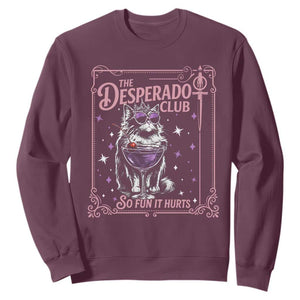 The Desperado Club Sign Sci-Fi Book Sweatshirt Vintage Princess Cat Book Lover