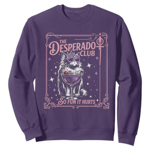 The Desperado Club Sign Sci-Fi Book Sweatshirt Vintage Princess Cat Book Lover