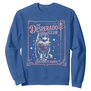 The Desperado Club Sign Sci-Fi Book Sweatshirt Vintage Princess Cat Book Lover
