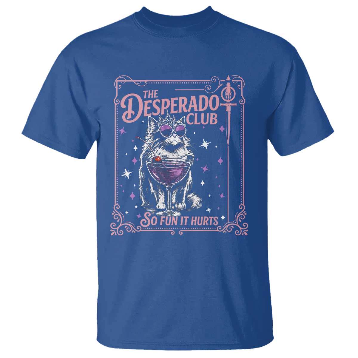 The Desperado Club Sign Sci-Fi Book T Shirt Vintage Princess Cat Book Lover