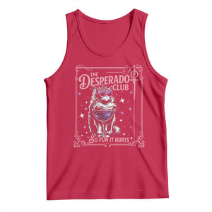 The Desperado Club Sign Sci-Fi Book Tank Top Vintage Princess Cat Book Lover