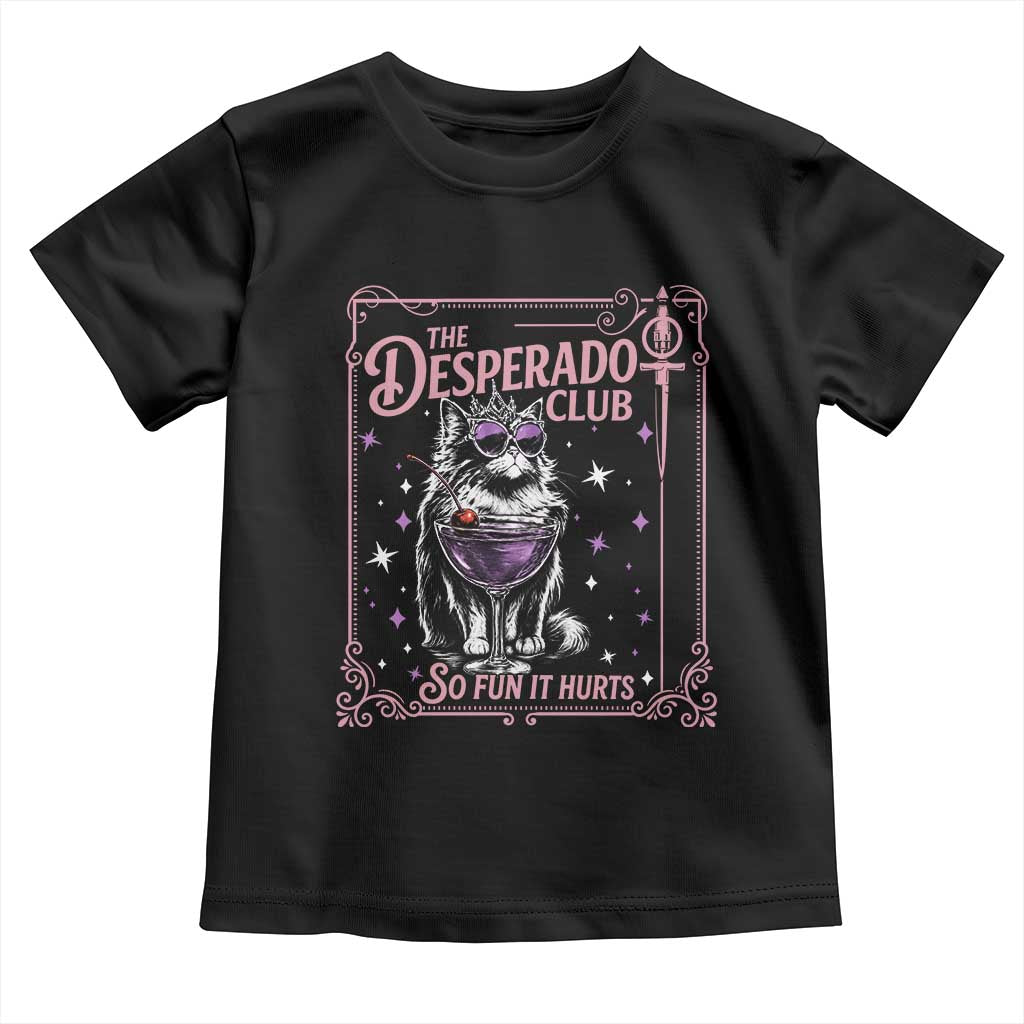 The Desperado Club Sign Sci-Fi Book Toddler T Shirt Vintage Princess Cat Book Lover TS14 Black Print Your Wear