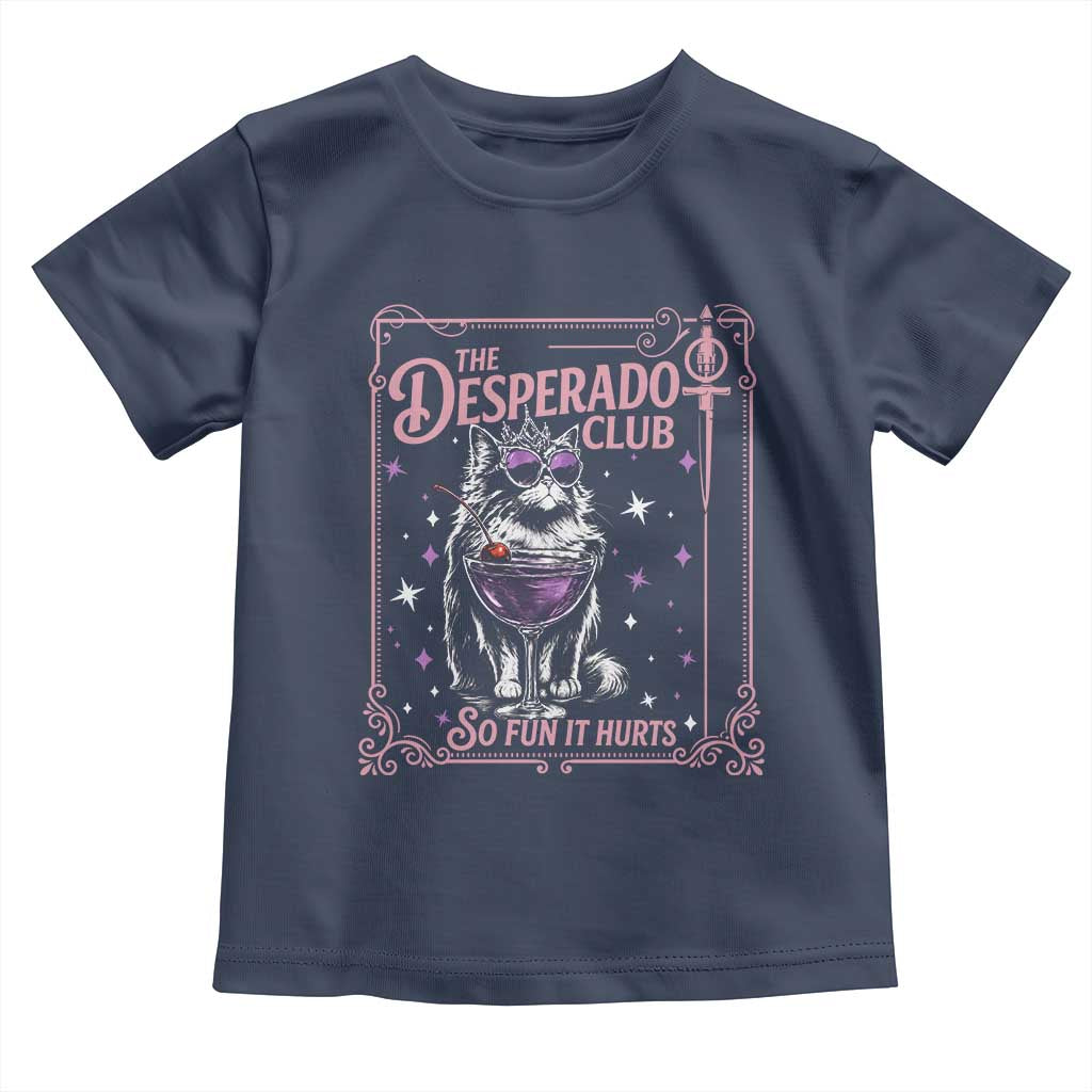 The Desperado Club Sign Sci-Fi Book Toddler T Shirt Vintage Princess Cat Book Lover TS14 Navy Print Your Wear