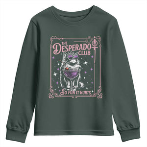 The Desperado Club Sign Sci-Fi Book Youth Sweatshirt Vintage Princess Cat Book Lover