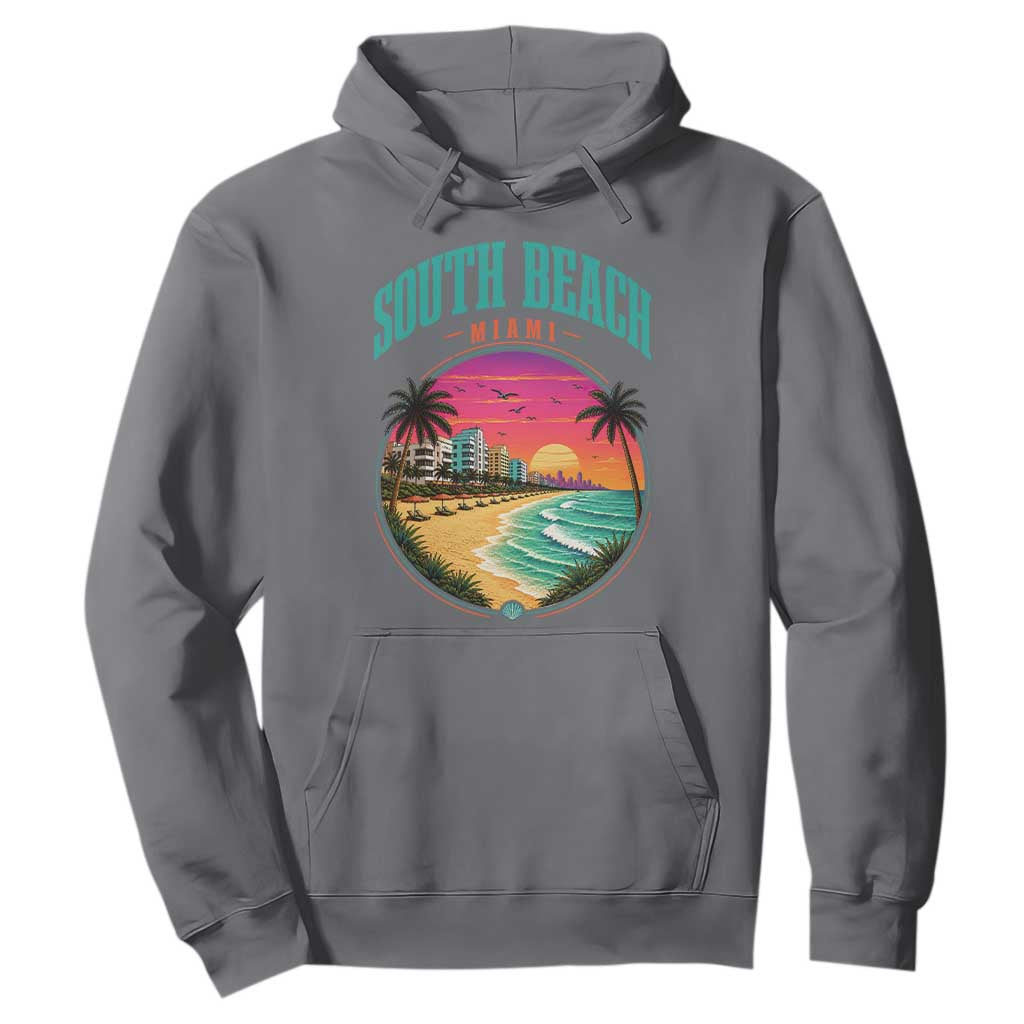 South Beach Miami Hoodie Retro Florida USA Souvenir Gift