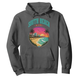 South Beach Miami Hoodie Retro Florida USA Souvenir Gift