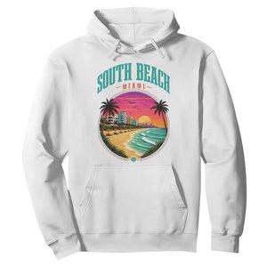 South Beach Miami Hoodie Retro Florida USA Souvenir Gift