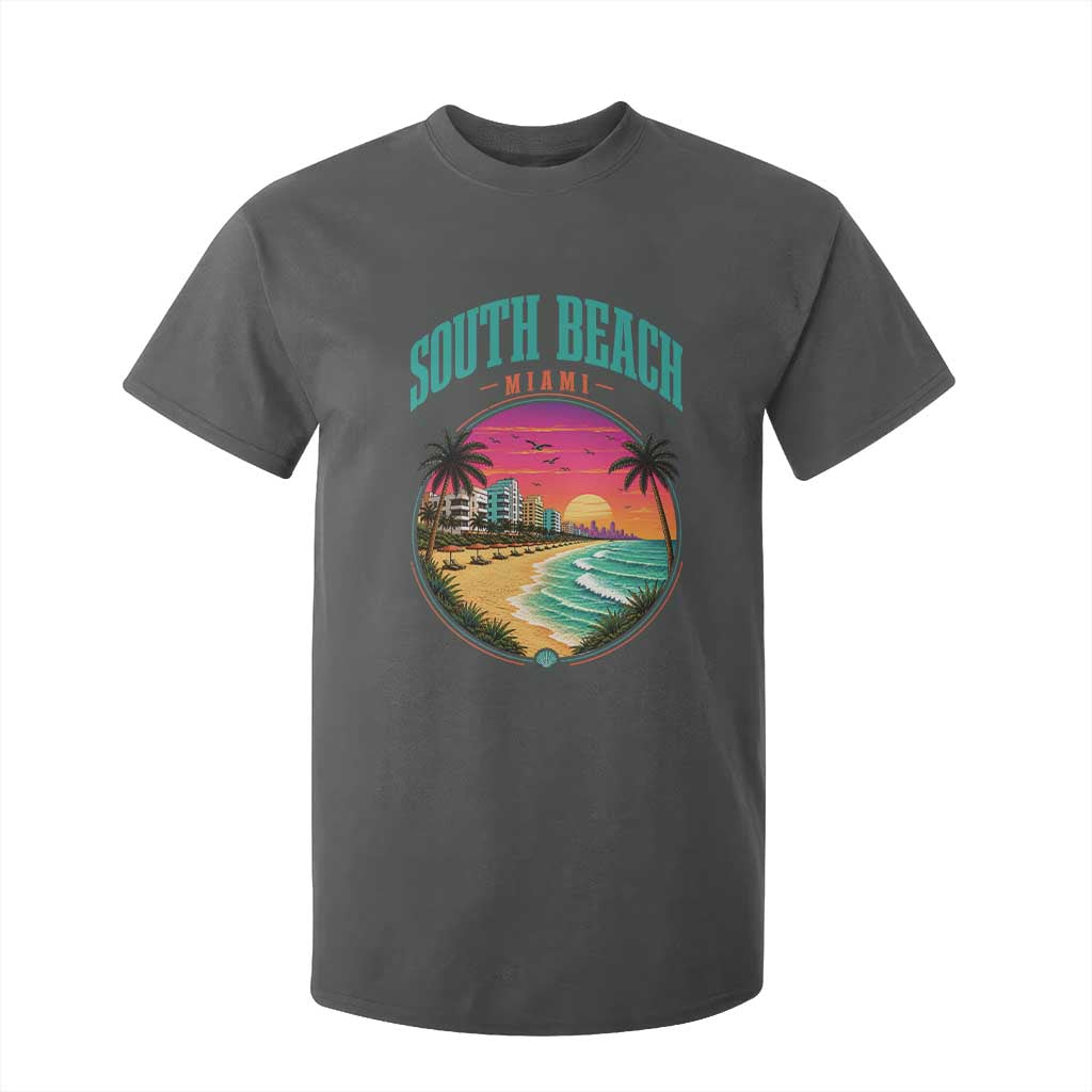 South Beach Miami T Shirt For Kid Retro Florida USA Souvenir Gift