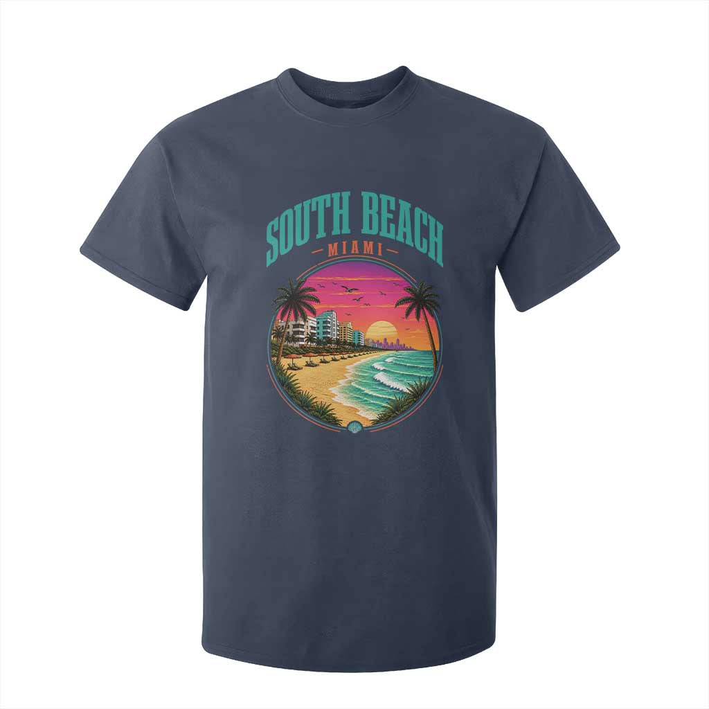 South Beach Miami T Shirt For Kid Retro Florida USA Souvenir Gift