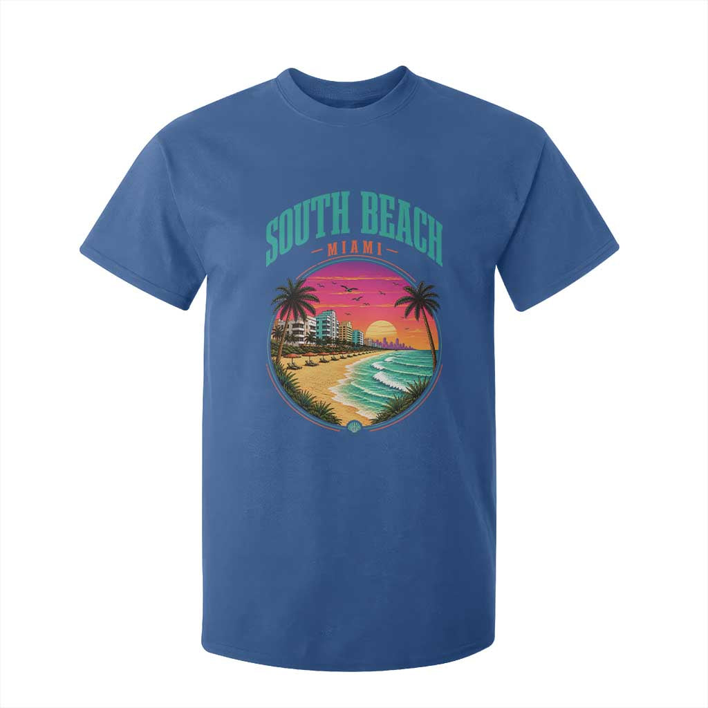 South Beach Miami T Shirt For Kid Retro Florida USA Souvenir Gift