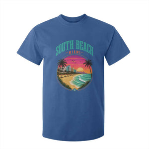 South Beach Miami T Shirt For Kid Retro Florida USA Souvenir Gift