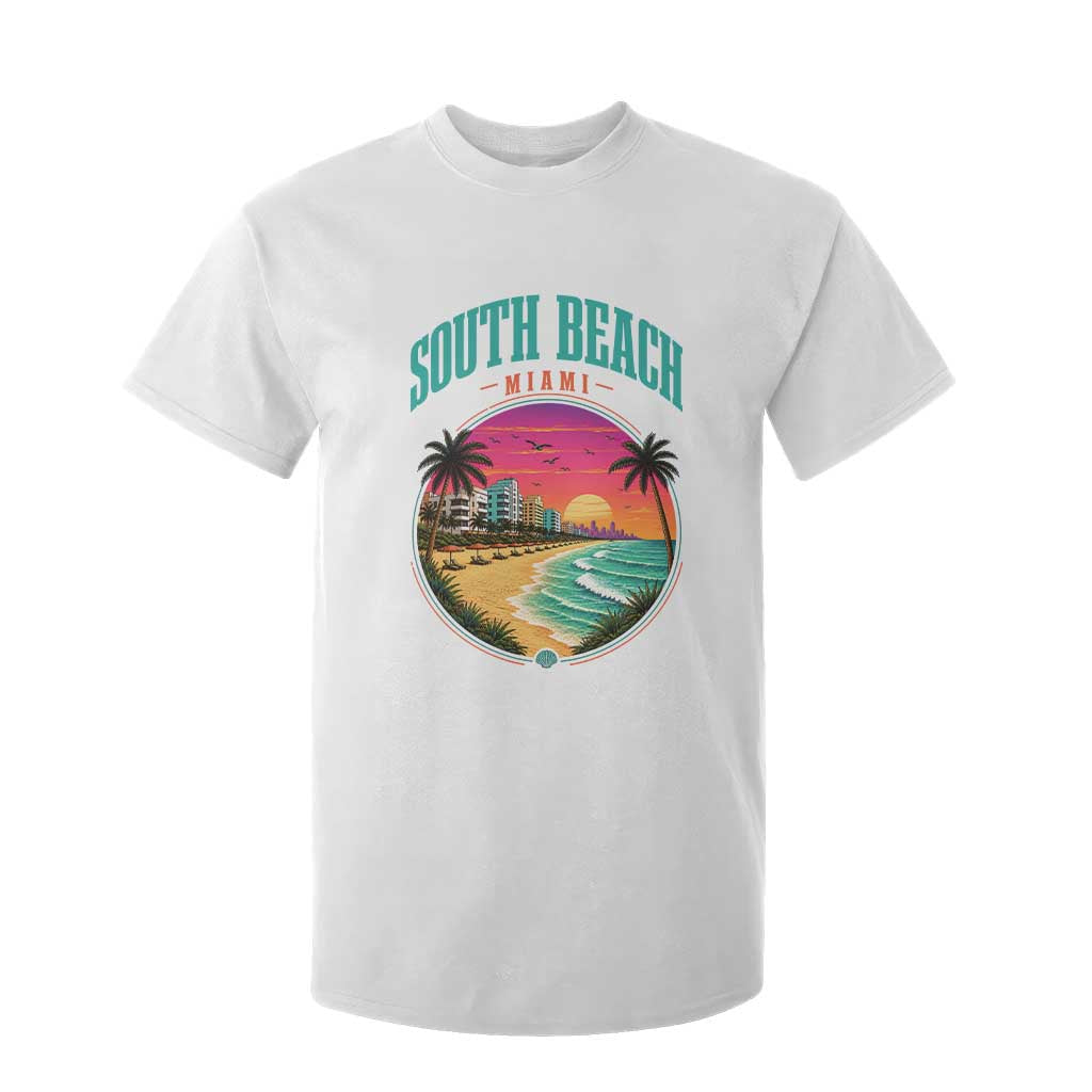 South Beach Miami T Shirt For Kid Retro Florida USA Souvenir Gift