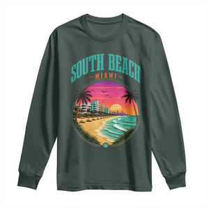 South Beach Miami Long Sleeve Shirt Retro Florida USA Souvenir Gift