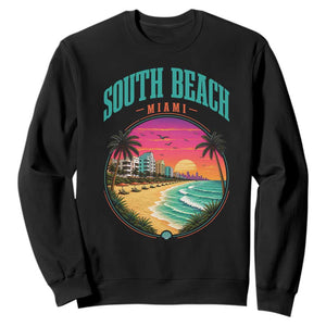 South Beach Miami Sweatshirt Retro Florida USA Souvenir Gift