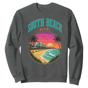 South Beach Miami Sweatshirt Retro Florida USA Souvenir Gift