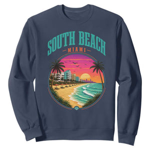 South Beach Miami Sweatshirt Retro Florida USA Souvenir Gift
