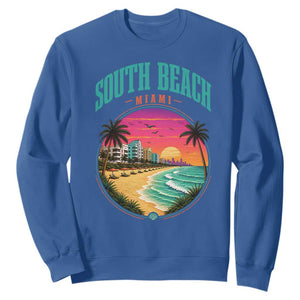 South Beach Miami Sweatshirt Retro Florida USA Souvenir Gift