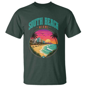 South Beach Miami T Shirt Retro Florida USA Souvenir Gift