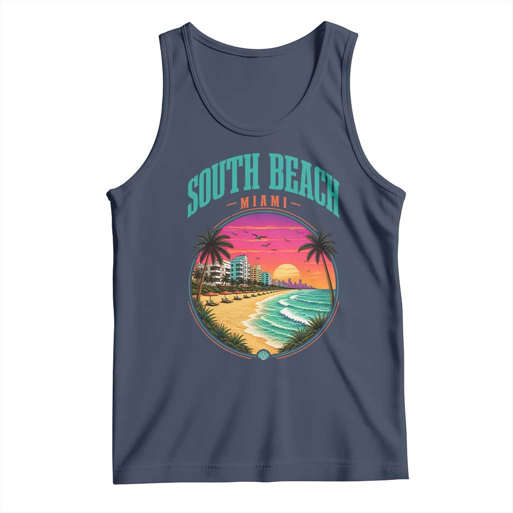 South Beach Miami Tank Top Retro Florida USA Souvenir Gift