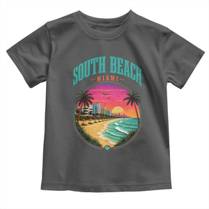 South Beach Miami Toddler T Shirt Retro Florida USA Souvenir Gift