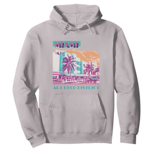 Vintage Miami Florida Art Deco Hoodie Miami City Pride Graphic