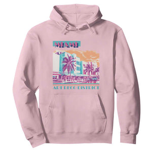 Vintage Miami Florida Art Deco Hoodie Miami City Pride Graphic