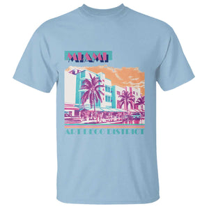 Vintage Miami Florida Art Deco T Shirt Miami City Pride Graphic