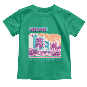 Vintage Miami Florida Art Deco Toddler T Shirt Miami City Pride Graphic