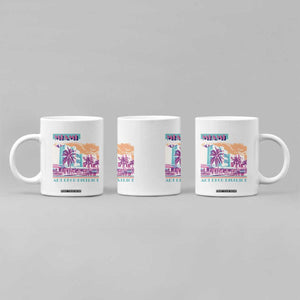 Vintage Miami Florida Art Deco Coffee Mug Miami City Pride Graphic