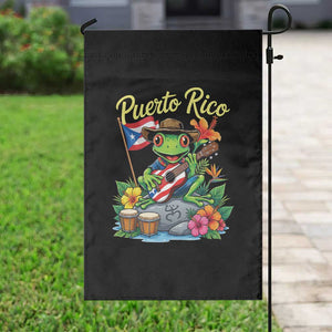 Hispanic Heritage Month Garden Flag Taino Boricua Coqui Frog Puerto Rico
