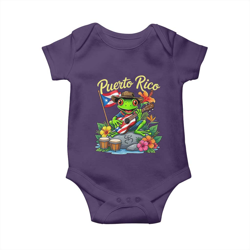 Hispanic Heritage Month Baby Onesie Taino Boricua Coqui Frog Puerto Rico