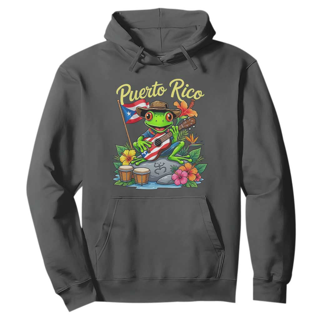 Hispanic Heritage Month Hoodie Taino Boricua Coqui Frog Puerto Rico