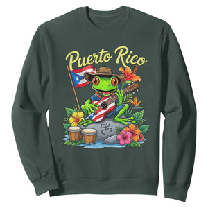 Hispanic Heritage Month Sweatshirt Taino Boricua Coqui Frog Puerto Rico