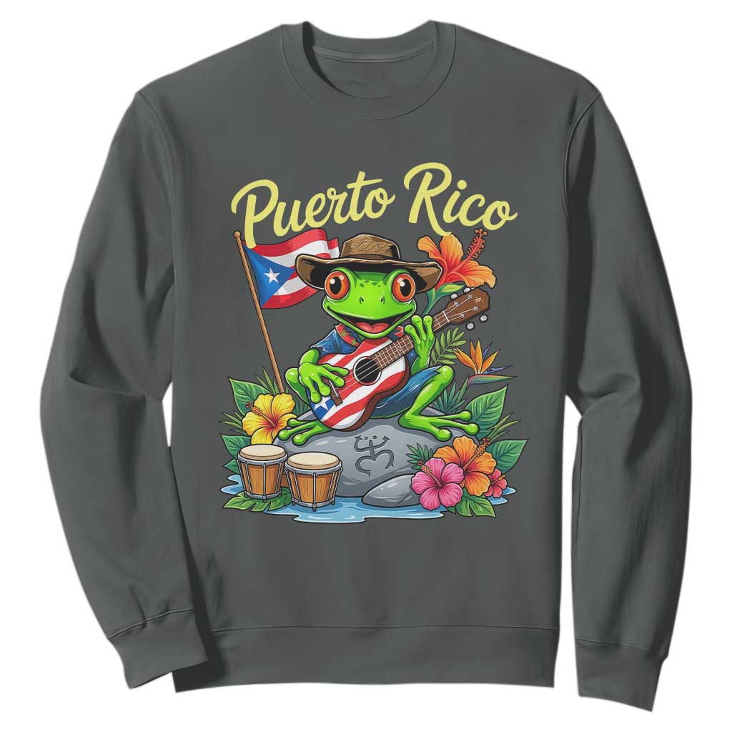 Hispanic Heritage Month Sweatshirt Taino Boricua Coqui Frog Puerto Rico