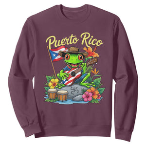 Hispanic Heritage Month Sweatshirt Taino Boricua Coqui Frog Puerto Rico