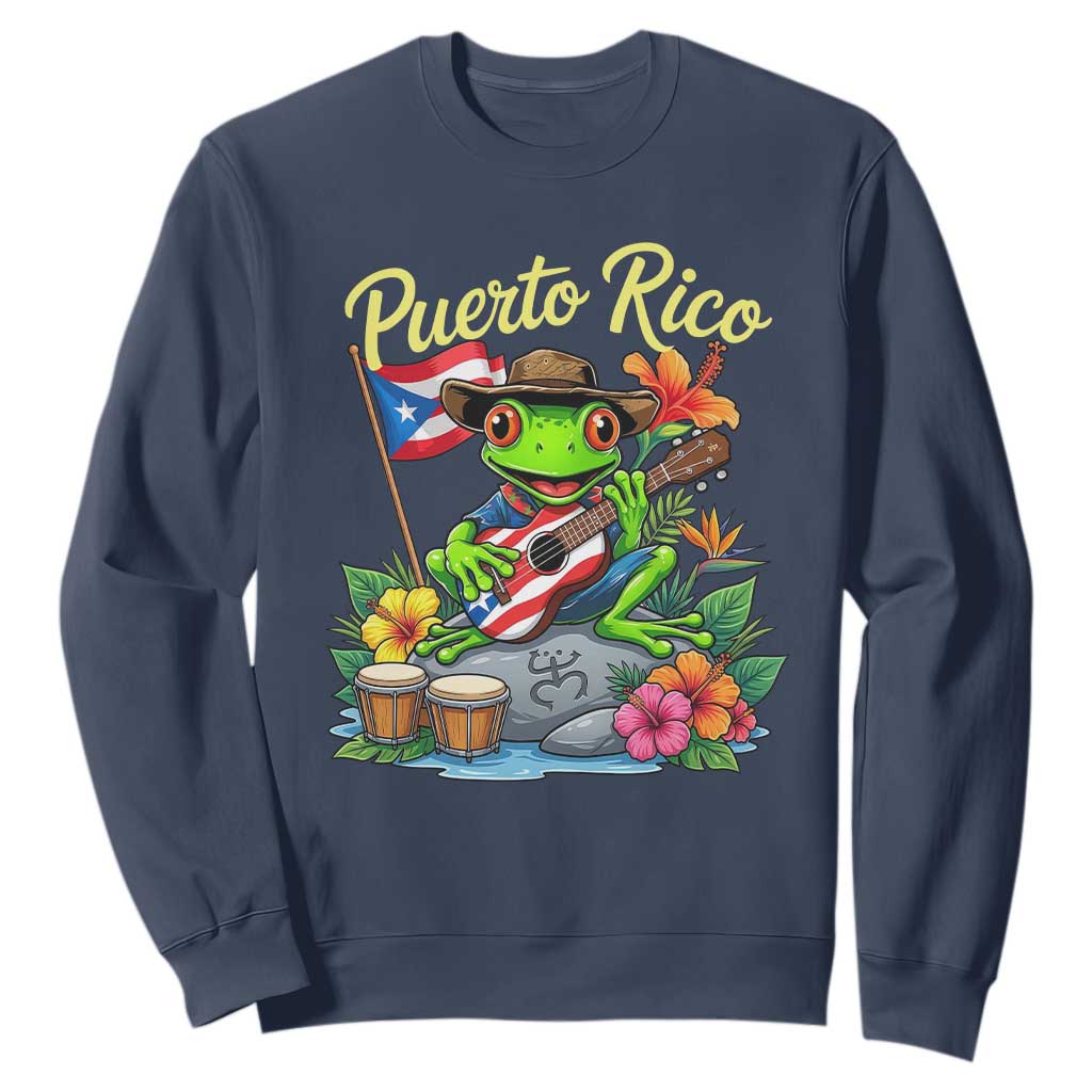 Hispanic Heritage Month Sweatshirt Taino Boricua Coqui Frog Puerto Rico