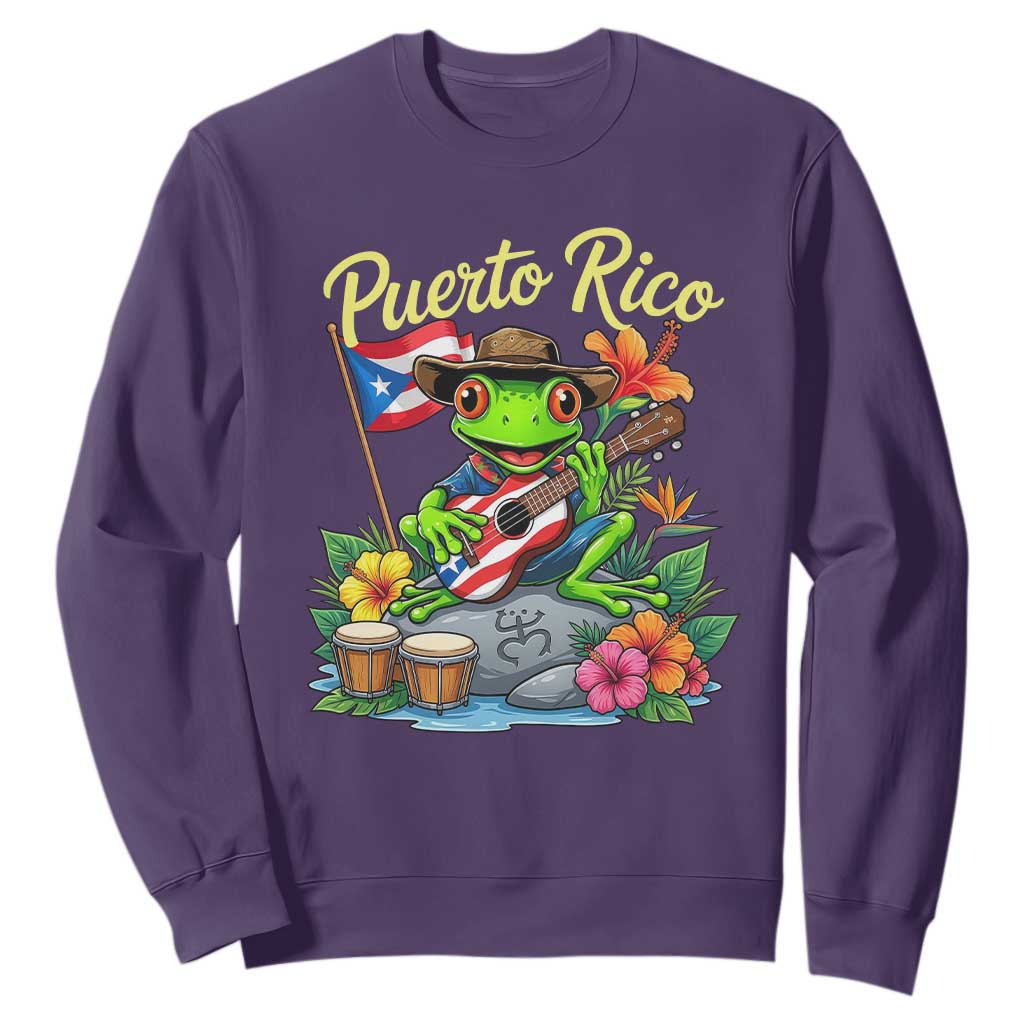 Hispanic Heritage Month Sweatshirt Taino Boricua Coqui Frog Puerto Rico